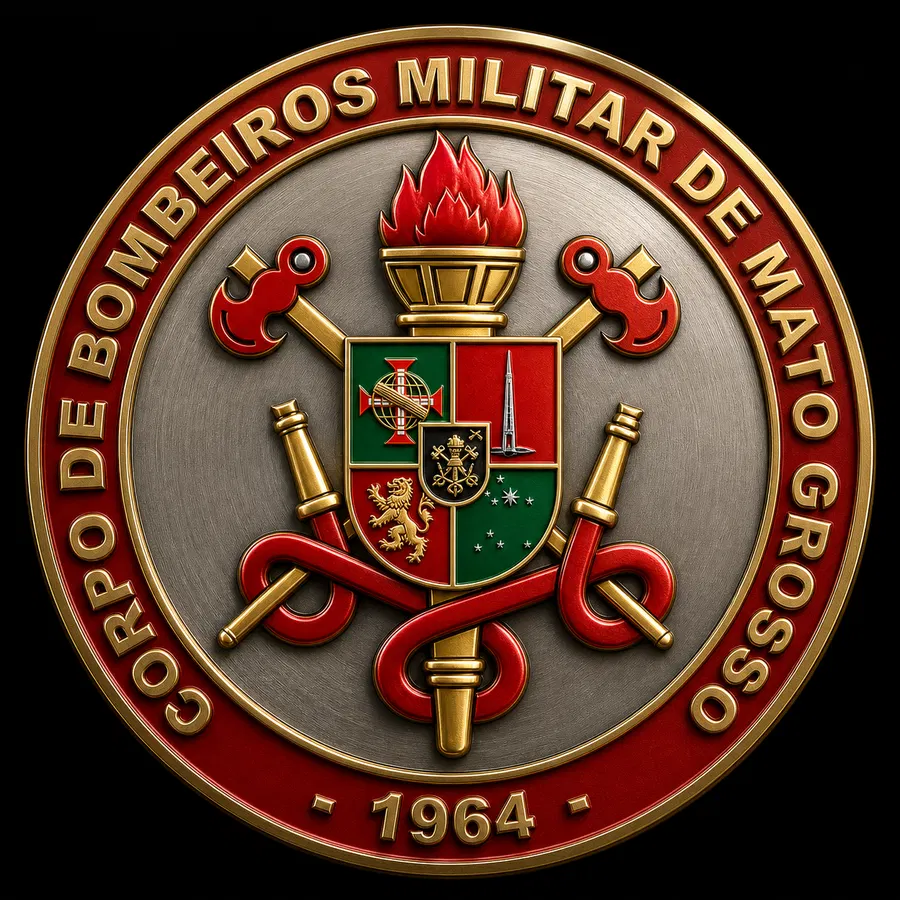 Brasão ou símbolo institucional da CBMMT