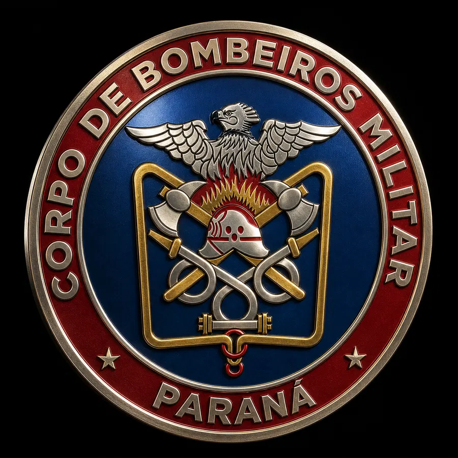 Brasão ou símbolo institucional da CBMPR