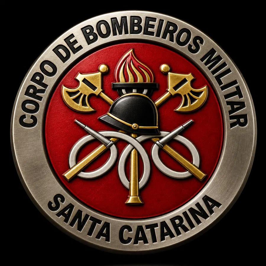 Brasão ou símbolo institucional da BMSC