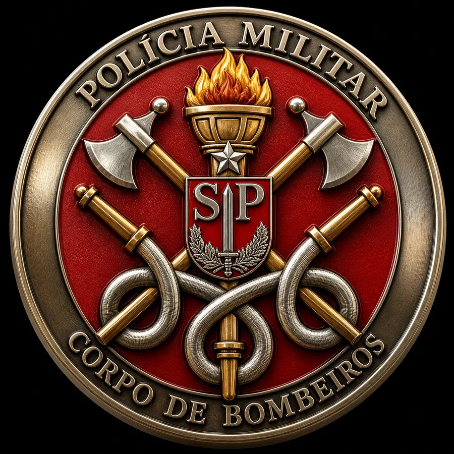 Brasão ou símbolo institucional da CBPMESP