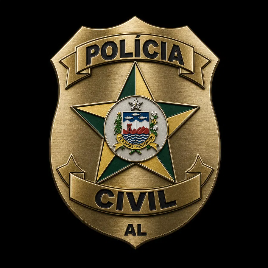 Brasão ou símbolo institucional da PCAL