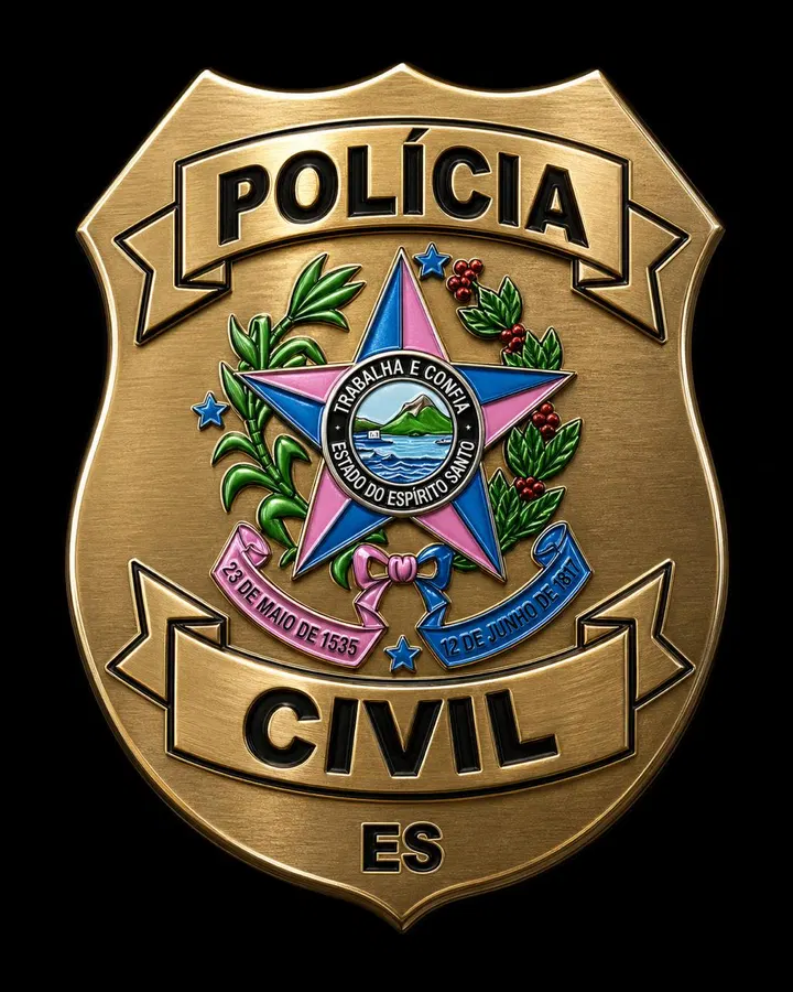 Brasão ou símbolo institucional da PCES