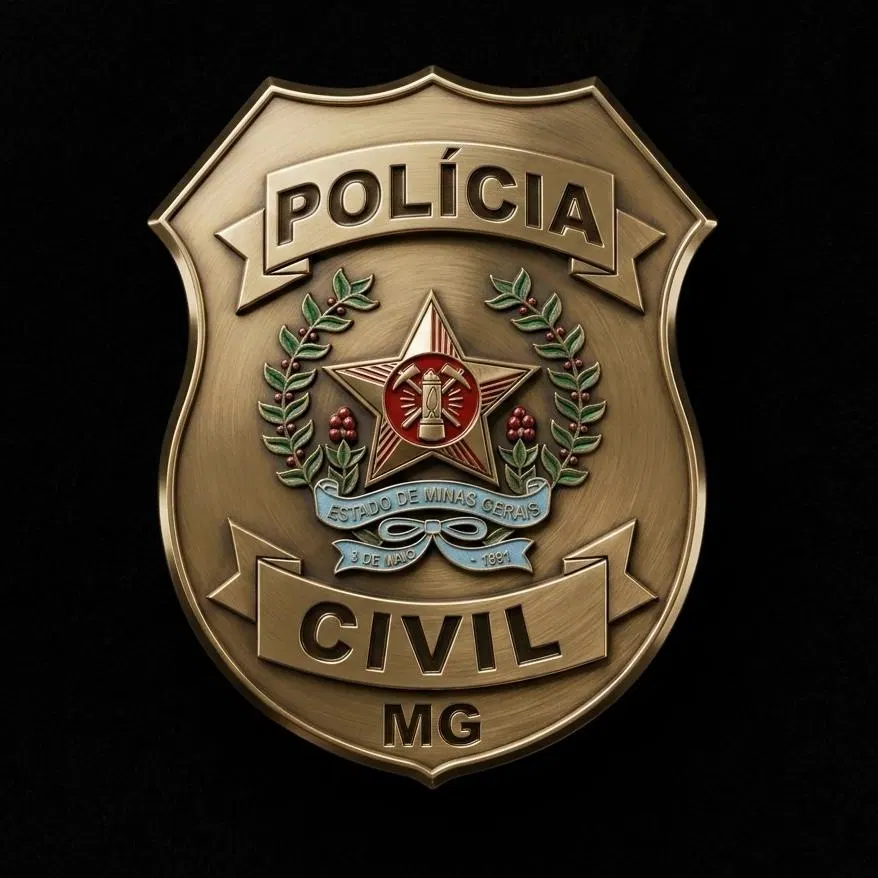 Brasão ou símbolo institucional da PCMG