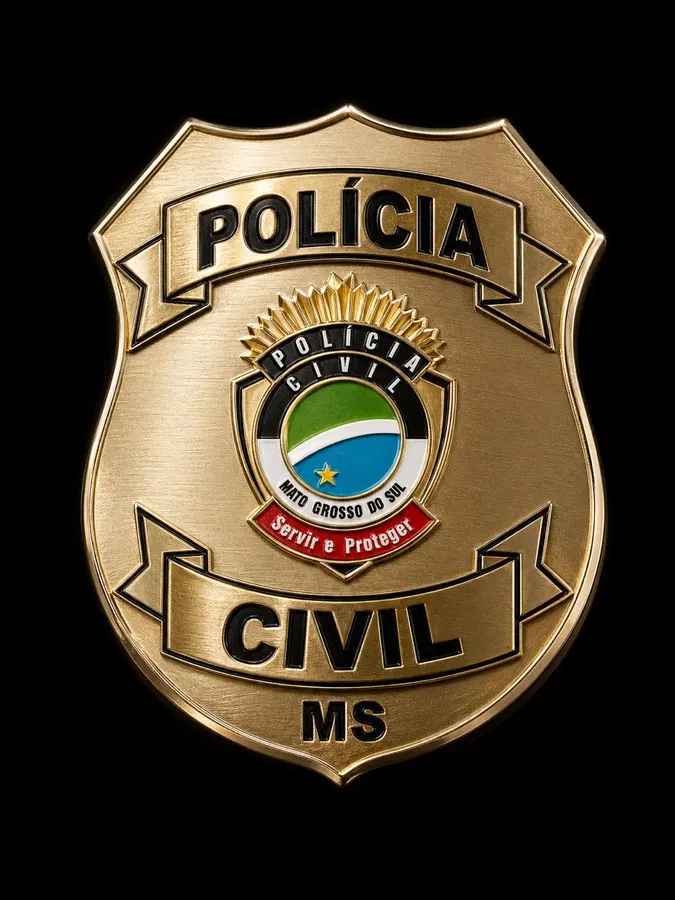 Brasão ou símbolo institucional da PCMS