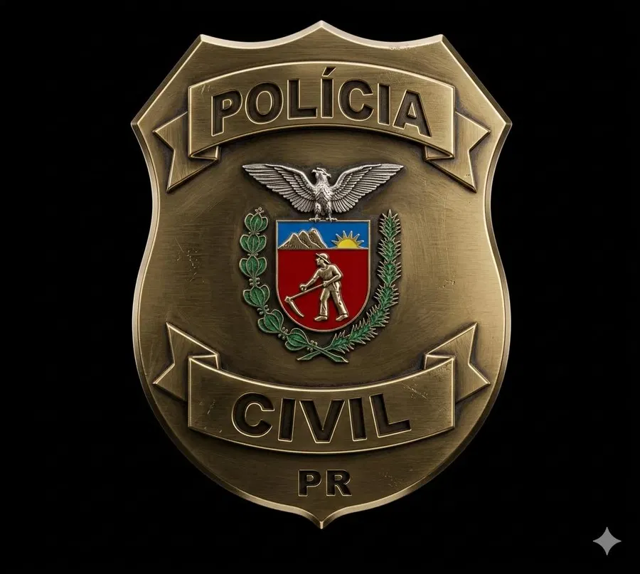 Brasão ou símbolo institucional da PCPR