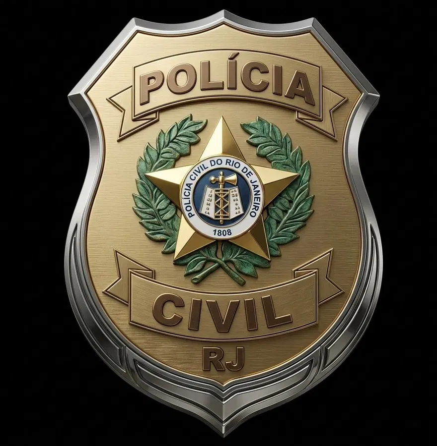 Brasão ou símbolo institucional da PCERJ