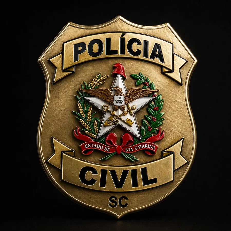 Brasão ou símbolo institucional da PCSC