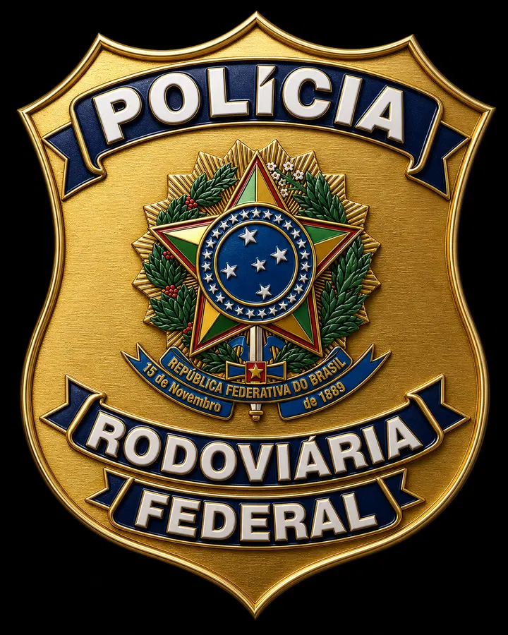 Brasão ou símbolo institucional da PRF