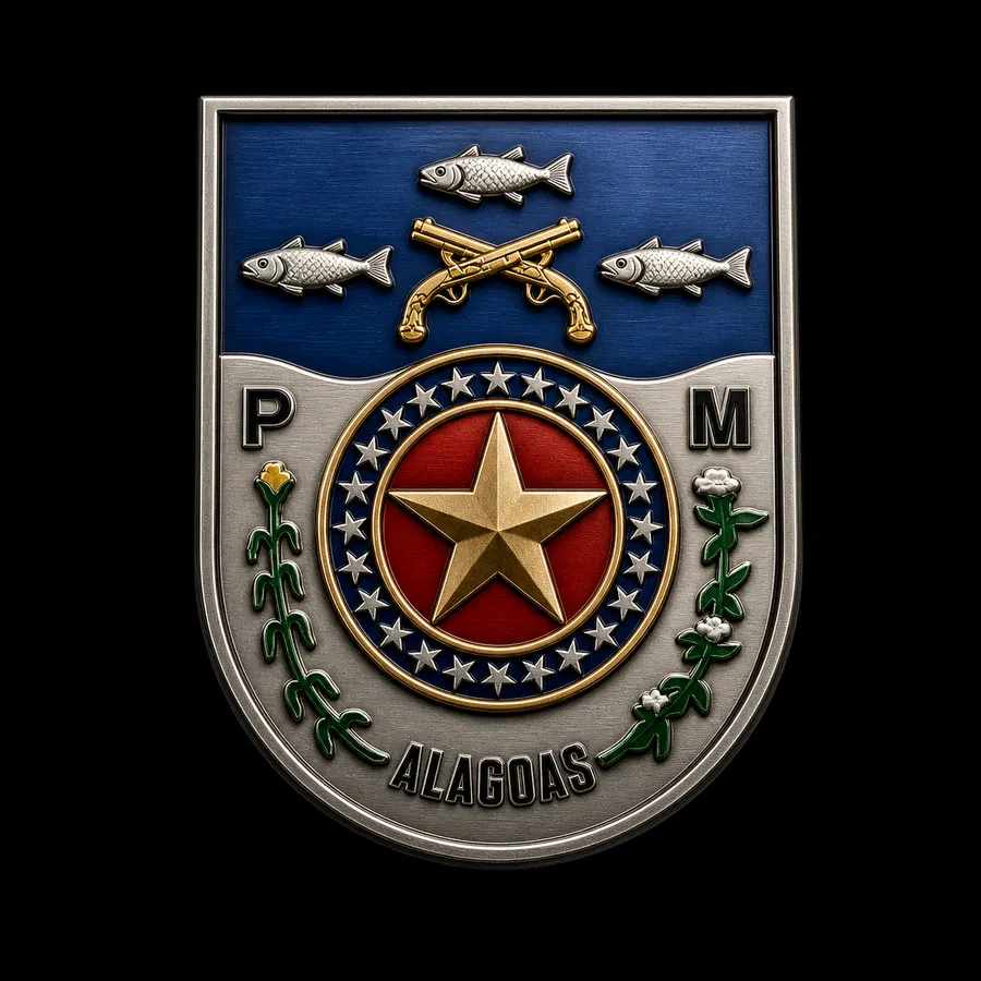 Brasão ou símbolo institucional da PMAL