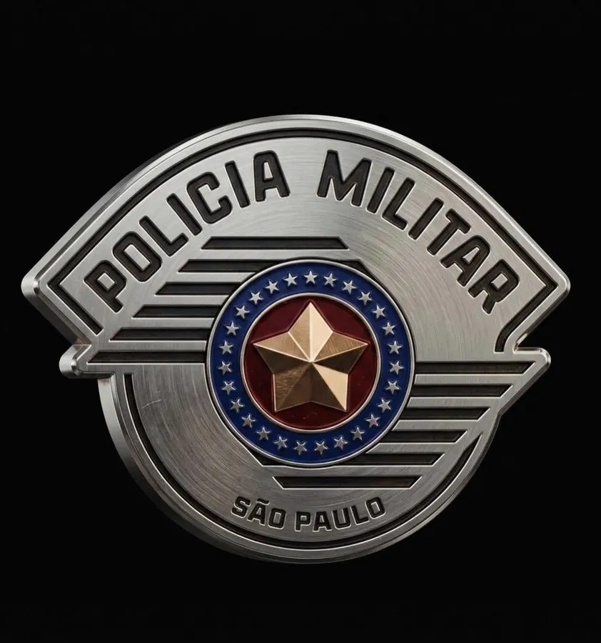 Brasão ou símbolo institucional da PMESP