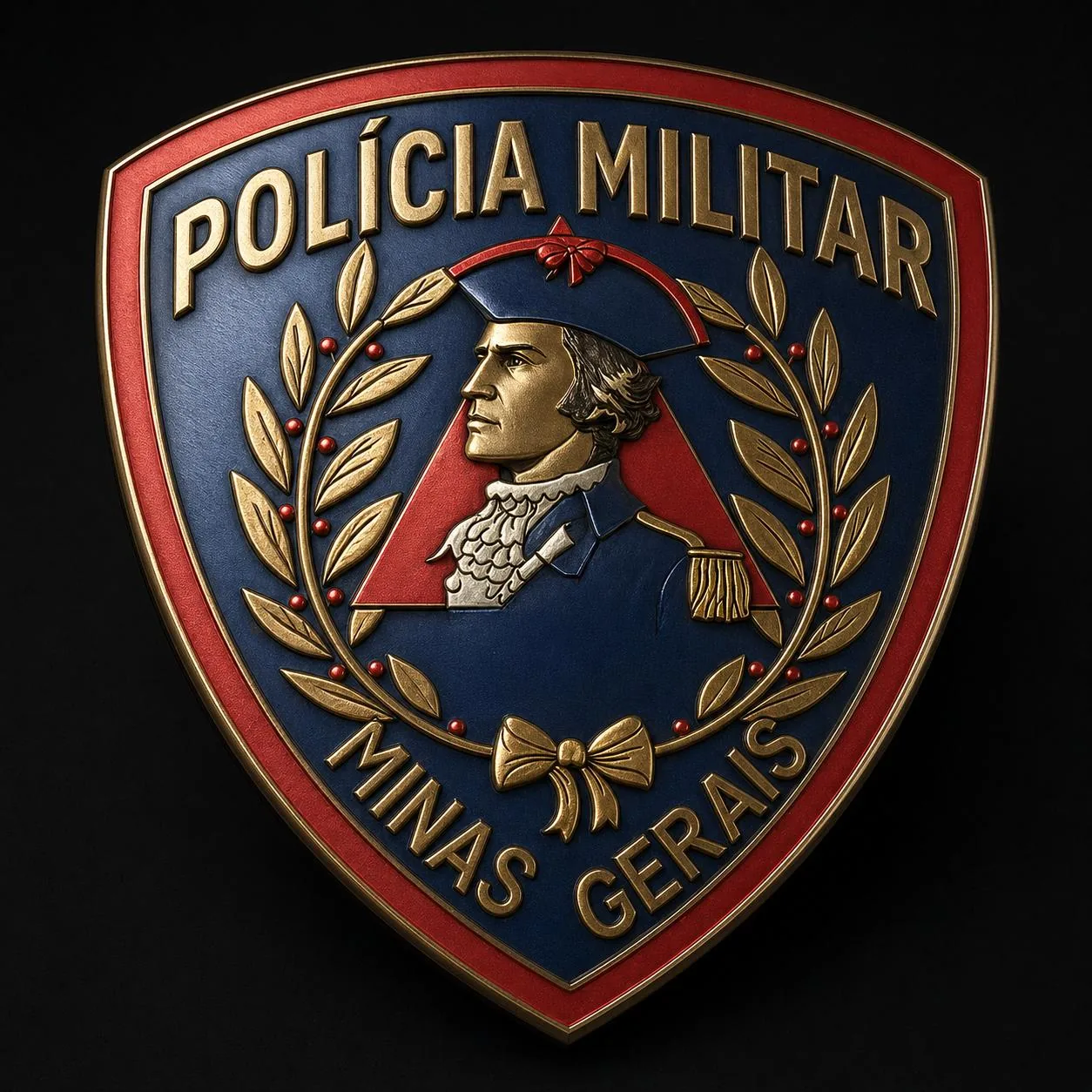 Brasão ou símbolo institucional da PMMG