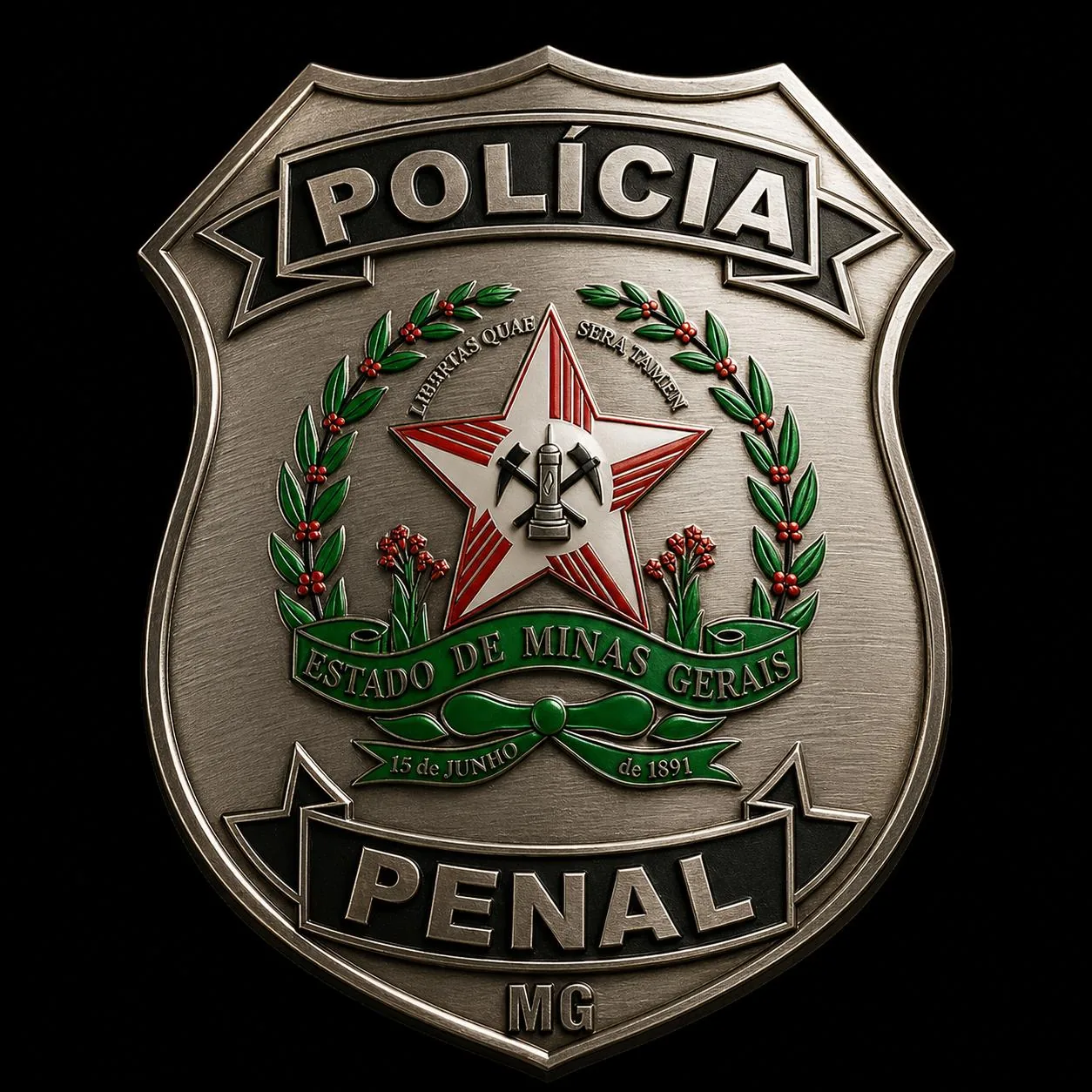 Brasão ou símbolo institucional da PPMG