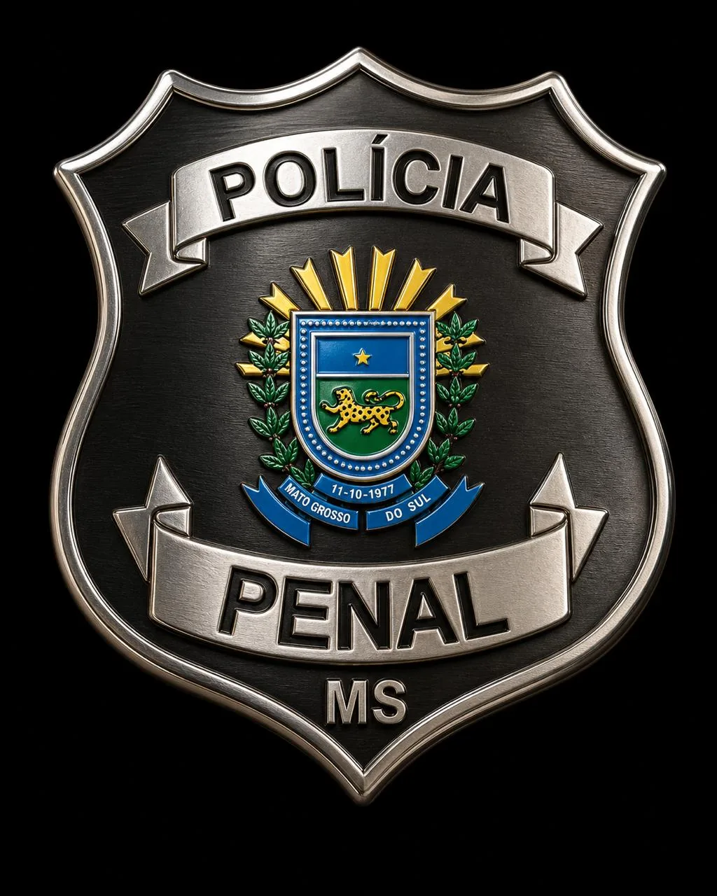 Brasão ou símbolo institucional da PPMS