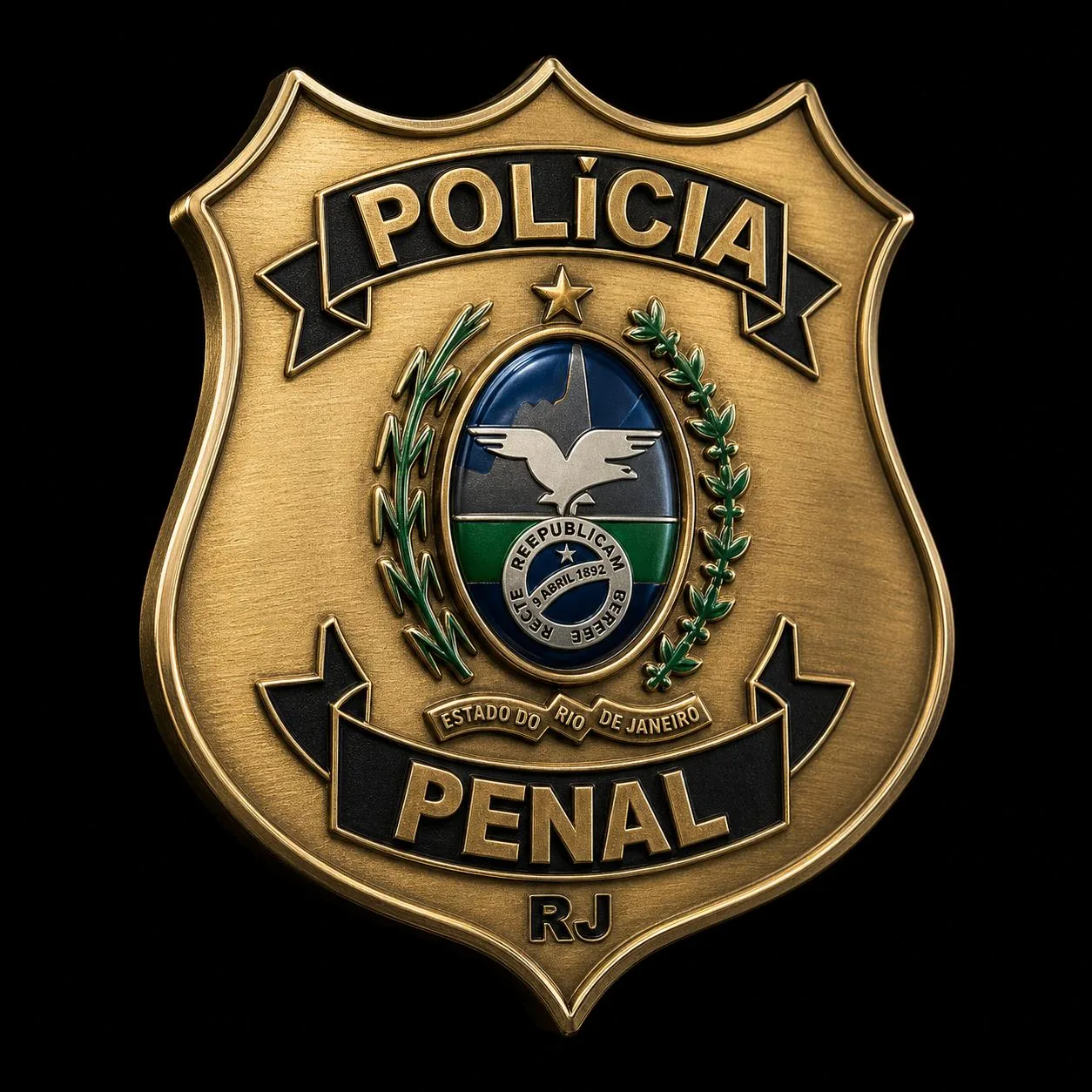 Brasão ou símbolo institucional da PPRJ