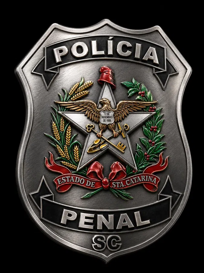 Brasão ou símbolo institucional da PPSC